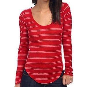 Free People Long Sleeve Thermal Tee (NEW)